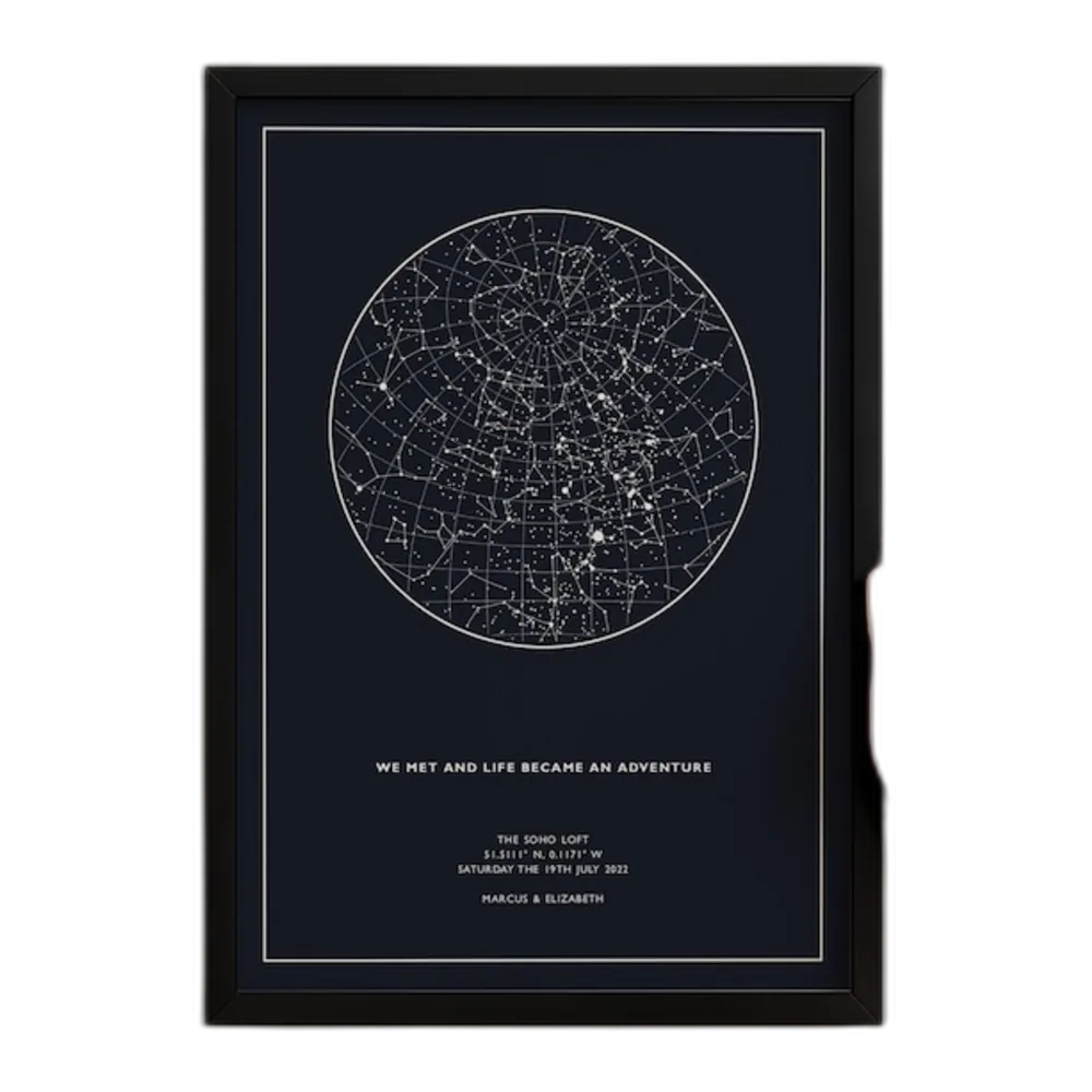 Etsy Custom Star Map